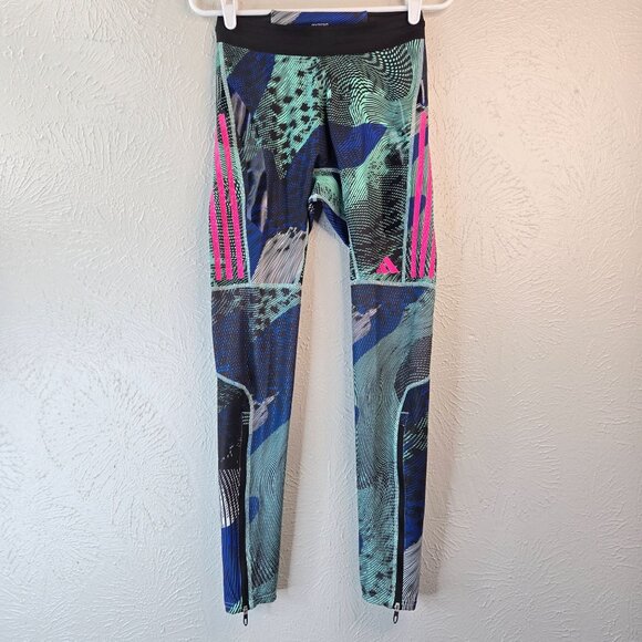 Adidas Pro Elite Adizero Long Tights Mens Small Athletic Workout Running Track - Picture 1 of 10